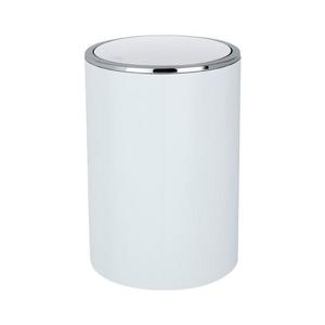 WENKO 22554100 - Kôš INCA 18, 5x25, 5 cm biela/lesk. chróm 22554100 vyobraziť