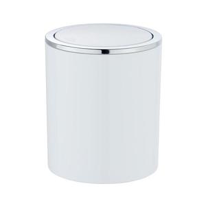 WENKO 23930100 - Kôš INCA 14x16, 8 cm biela/lesklý chróm 23930100 vyobraziť