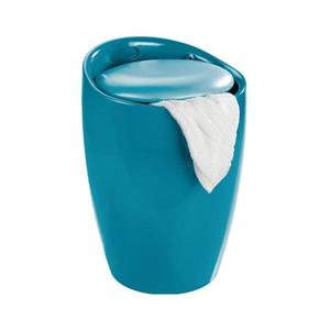 WENKO 20625100 - Stolička CANDY 36x50, 5 cm tyrkysová/čierna 20625100 vyobraziť