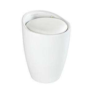 WENKO 24228100 - Stolička CANDY 36x50, 5 cm biela/čierna 24228100 vyobraziť