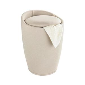 WENKO 22834100 - Stolička CANDY 36x50, 5 cm béžová/čierna 22834100 vyobraziť