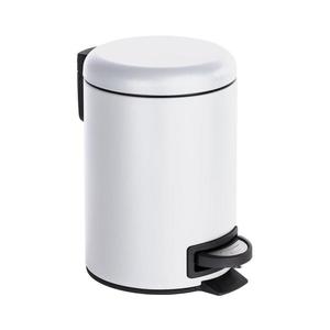 WENKO 22142800 - Koš LEMAN 17x25 cm bela/črna 22142800 vyobraziť