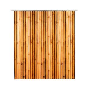 WENKO 25233100 - Sprchový záves BAMBUSA 180x200 cm hnedý 25233100 vyobraziť