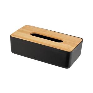 WENKO 25319100 - Kozmetický box ROTELLO 24x12, 7 cm čierna/hnedá 25319100 vyobraziť