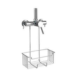 WENKO 23499100 - Sprchová polička MILO 25x36 cm nerezová/strieborná/priehľadná 23499100 vyobraziť