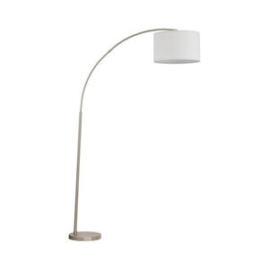 Podlahová lampa ZENITH 1xE27/15W/230V matný chróm/biela 16022 vyobraziť