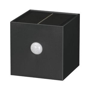 -LED Solárne nástenné svietidlo so senzorom LED/1W/3, 7V 1200 mAh IP44 čierna 52001053 vyobraziť