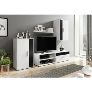 Obývacia stena BRICK biela/čierna 5907758721926 vyobraziť