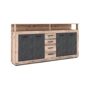 Komoda RUNA svetlohnedá/antracit 5907758724996 vyobraziť