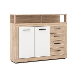 Komoda RUNA dub sonoma/biela 5907758729595 vyobraziť