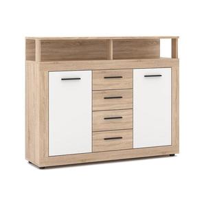 Komoda RUNA dub sonoma/biela 5907758729625 vyobraziť