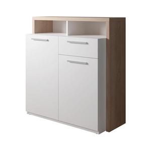 Komoda LEBY dub sonoma/biela 5907758726235 vyobraziť