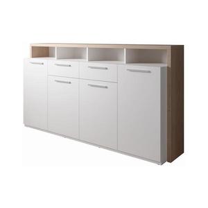 Komoda LEBY dub sonoma/biela 5907758726259 vyobraziť