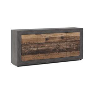 Komoda RUNEA tmavohnedá/antracit 5907758729526 vyobraziť