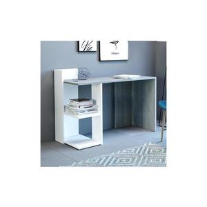 Písací stôl MARLO sivý betón/biela 5907758724910 vyobraziť