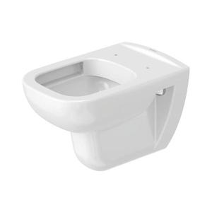 Duravit 25700920002 - Závesné bezokrajové WC D-CODE, keramika / lesklá biela 25700920002 vyobraziť