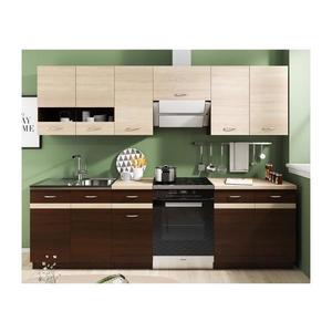 Kuchynská linka VALERIA 240 cm dub sonoma/hnedá 5907758722213 vyobraziť