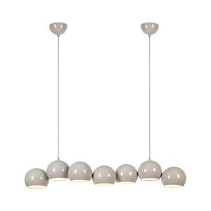 Markslöjd 108914 - Závesný luster na lanku CUPOLO 7xE14/40W/230V sivá 108914 vyobraziť