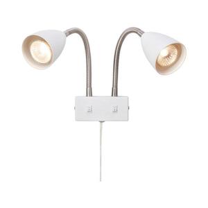 Markslöjd 108900 - Nástenné bodové svietidlo CIRO 2xGU10/7W/230V biele 108900 vyobraziť