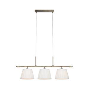 Markslöjd 108975 - Závesné svietidlo na lanku OXFORD 3xE14/40W/230V mosadz/biela 108975 vyobraziť