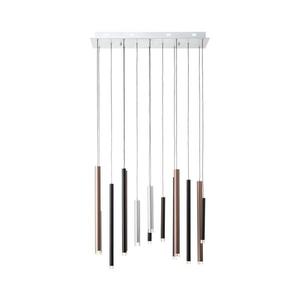 Brilliant - LED stmievateľný luster na lane CEMBALO LED/60W/230V chróm/čierna/hnedá G93764/20 vyobraziť