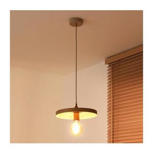 – závesný luster na lanku IRONLINE 1xE27/15W/230V, priemer 30 cm, béžová/medená 70569 vyobraziť