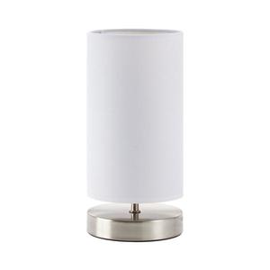 Brilliant - Stolná lampa CLARIE 1xE14/40W/230V matný chróm/biela 13247/05 vyobraziť