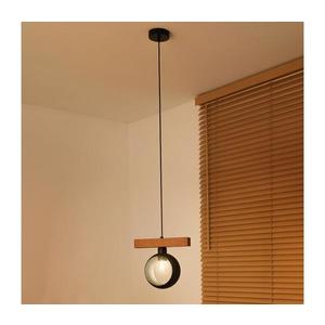 - Luster na lanku IRONLINE 1xE27/15W/230V borovica dub/čierna 70415 vyobraziť