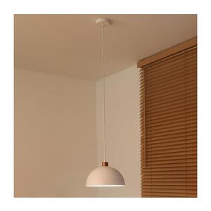 - Luster na lanku IRONLINE 1xE27/15W/230V pr. 27 cm biela/medená 70507 vyobraziť