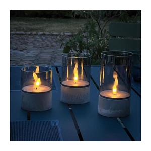 Brilliant - SADA 3x LED sviečok BOUGIE LED/2xAA IP44 sivá/dymová G92635A93 vyobraziť