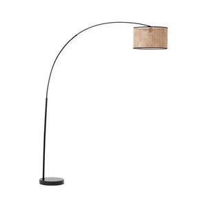 Brilliant - Stojacia lampa WILEY 1xE27/60W/230V čierna/béžová 93138/06 vyobraziť