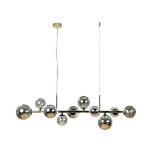 Zuma Line 1213 - Luster na lane SERENITY 10xG9/8W/230V zlatá/dymová čierna 1213 vyobraziť