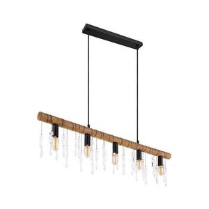 Globo 15532-5H - Luster na lanku KIRA 5xE14/40W/230V čierna/hnedá 15532-5H vyobraziť