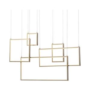 Redo 01-2317 - LED Stmievateľný luster na lanku PLANA LED/80W/230V zlatý 01-2317 vyobraziť