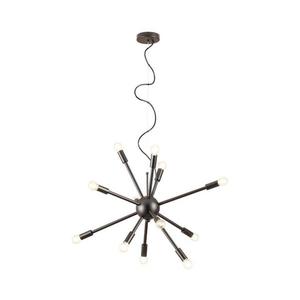 Redo 01-2934 - Závesný luster STELLAR na lanku 12xE14/25W/230V čierny 01-2934 vyobraziť