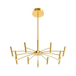 Redo 01-3448 - LED stmievateľný luster na tyči RAYEN LED/60W/230V CRI 90 zlatý 01-3448 vyobraziť