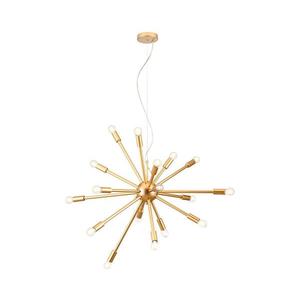 Redo 01-2935 - Luster na lankách STELLAR 18×E14/25W/230V zlatý 01-2935 vyobraziť