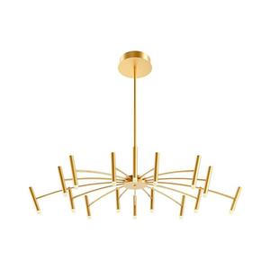 Redo 01-3450 - LED Stmievateľný luster na tyči RAYEN LED/80W/230V CRI 90 zlatá 01-3450 vyobraziť