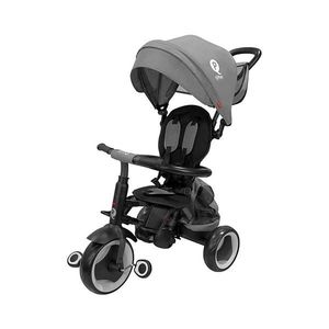 QPlay - Detská trojkolka 3v1 RITO EVA PLUS sivá S380-8grey vyobraziť