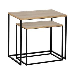 Eglo 424006 - SADA 2x odkladacích stolíkov TOZAWA hnedá/čierna 424006 vyobraziť