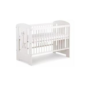 KLUPŚ - Detská postieľka SAFARI 120x60 cm žirafa borovica/biela 64212 vyobraziť