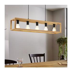 Eglo 32143 - Závesný luster na lane BLACKCROWN 5xE27/40W/230V hnedá 32143 vyobraziť