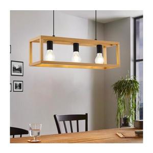 Eglo 32144 - Závesné svietidlo na lankách BLACKCROWN 3xE27/40W/230V hnedé 32144 vyobraziť