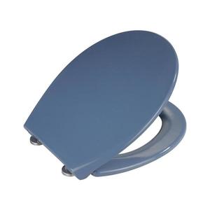 WENKO 22403100-WC sedátko SAMOS 44, 5x37, 5 cm modrá/strieborná 22403100 vyobraziť