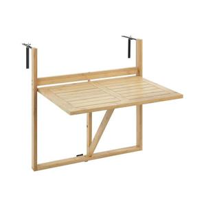 WENKO 69806800 - Stôl WAIKIKI 64x65 cm biela/hnedá 69806800 vyobraziť