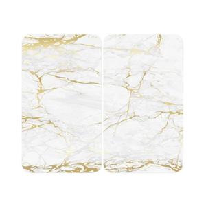 WENKO 53901100 - Kryt na sporák 30x52 cm biely/šedý/priehľadný 53901100 vyobraziť