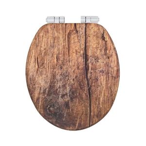 WENKO 25226100-WC sedátko RUSTIC 35, 5 x 42, 5 cm hnedá/strieborná 25226100 vyobraziť