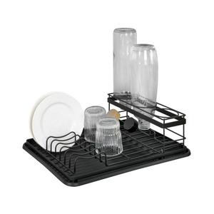 WENKO 54798100 - Odkvapkávač na riad AMY 42, 5x31, 5 cm čierny 54798100 vyobraziť