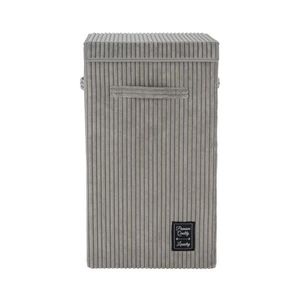 WENKO 62044100 - Koš na bielizeň CORA 33x58 cm sivý 62044100 vyobraziť