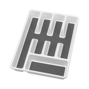 WENKO 54788100 - Príborník 26, 5x36, 5 cm biela/sivá 54788100 vyobraziť